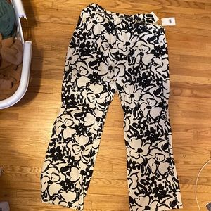 Black and white straight leg jeans never worn from Originality